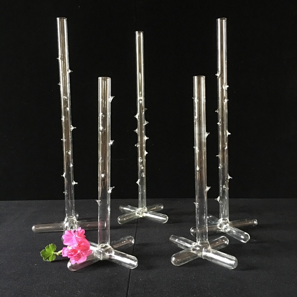 Other - Thorn Glass Bud Vase - Set of 5